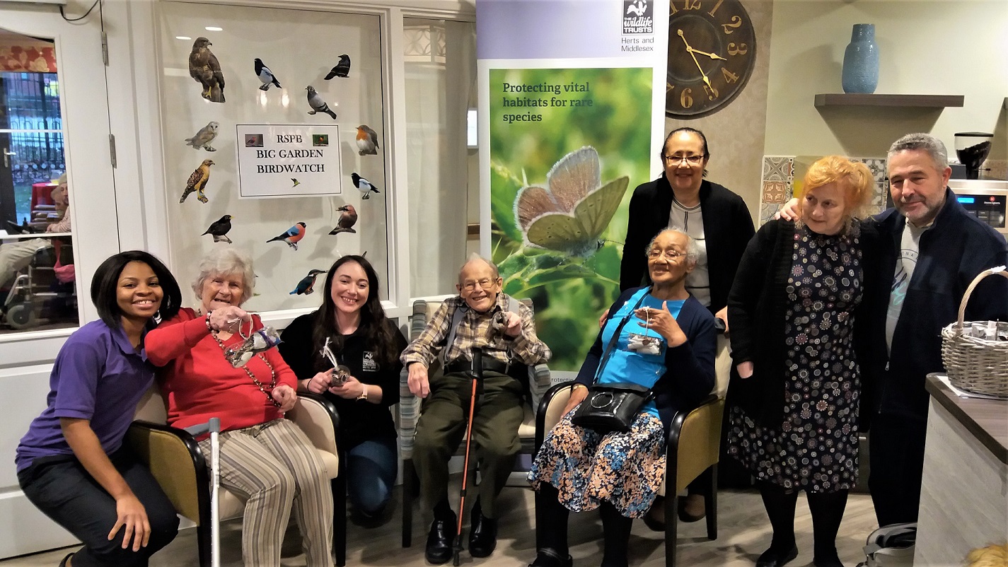 Harrow care home residents set their eyes on the skies